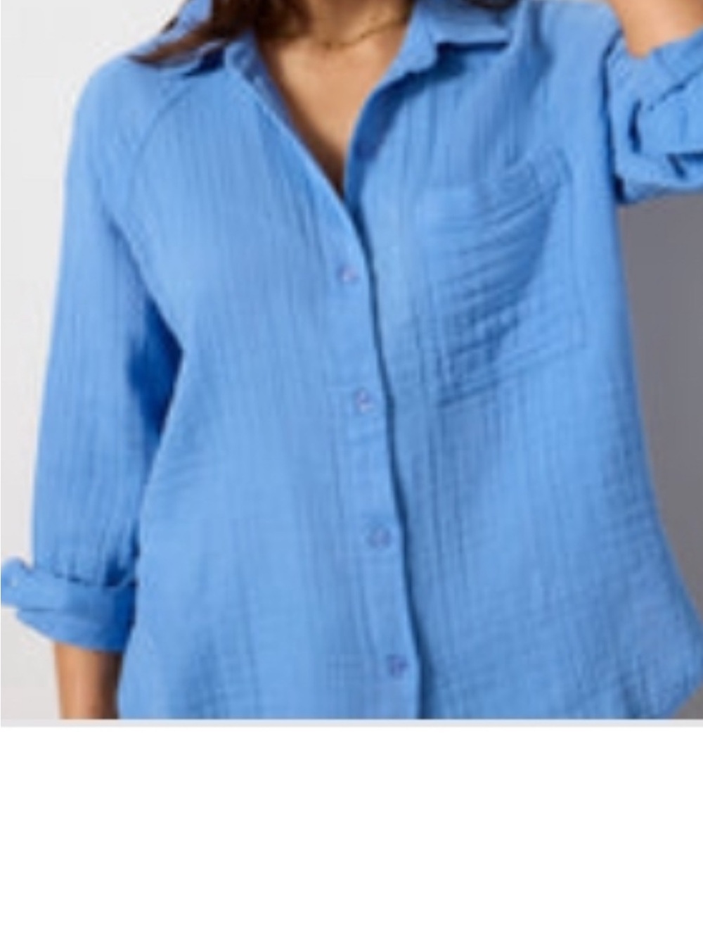 Z Supply Gauze Button Up Shirt